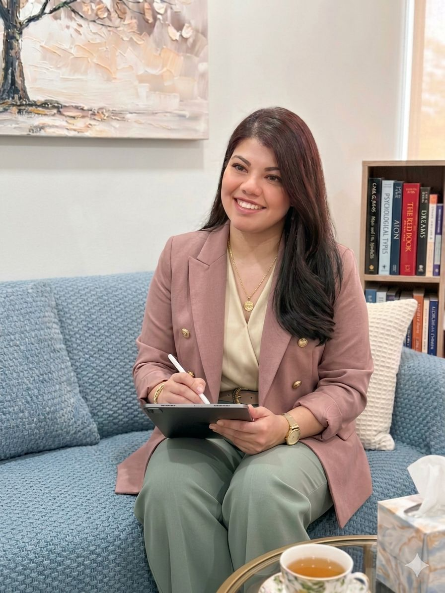 Tatiana Salles no consultório